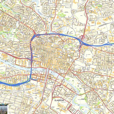 Glasgow Map.